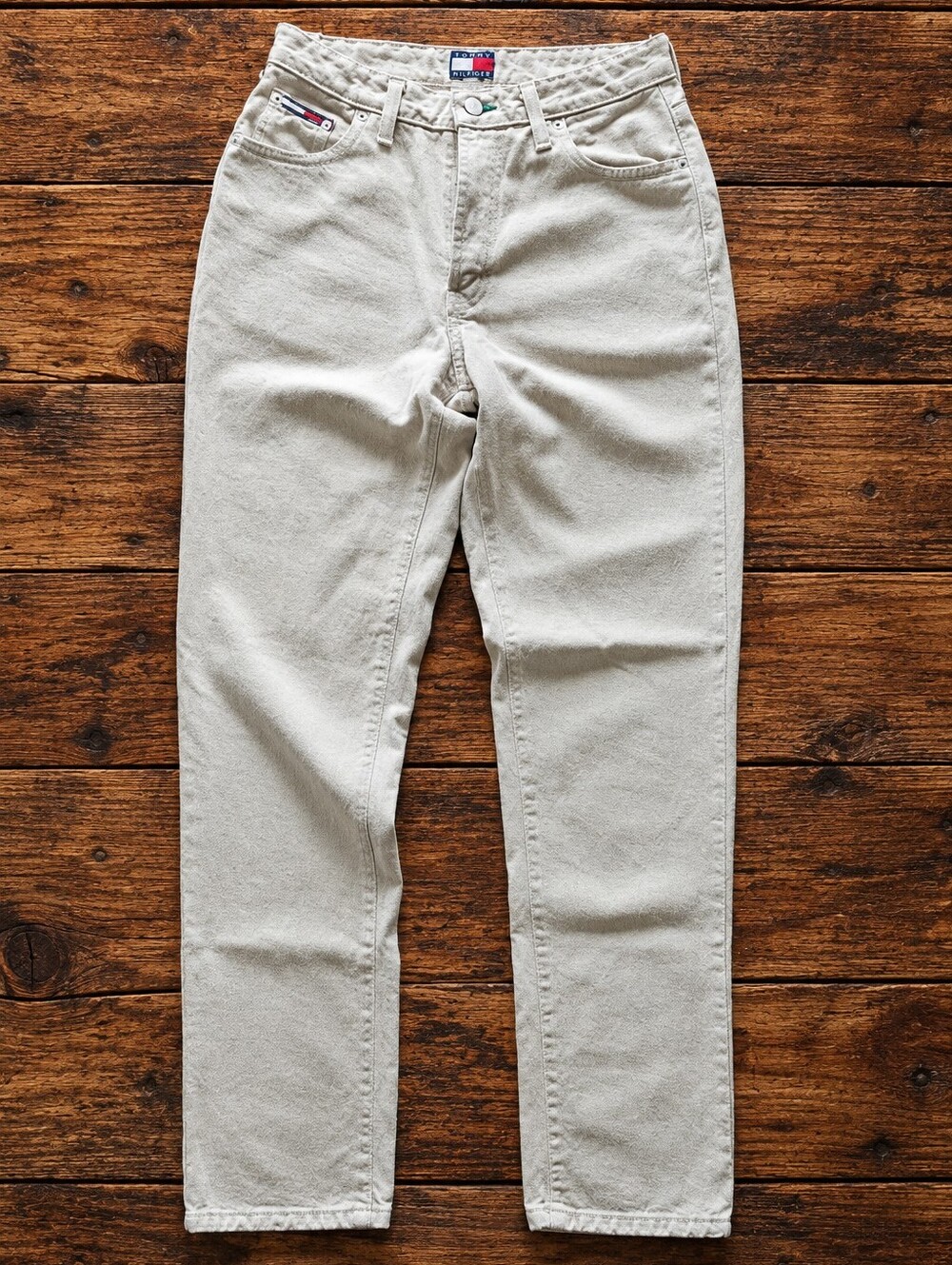 VTG Tommy Hilfiger Classic Beige Jeans | Men's 27 / Women's Small / Unisex